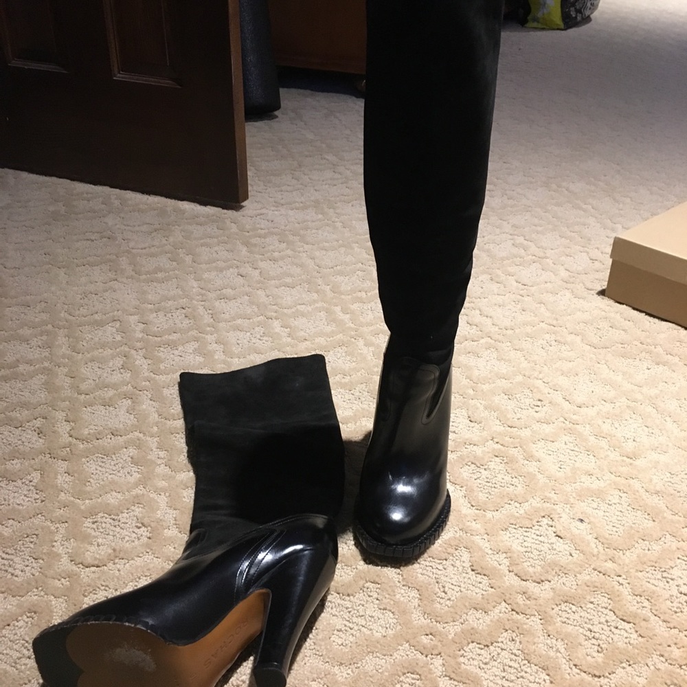 Rochas knee high boots. - Picture 2 of 5